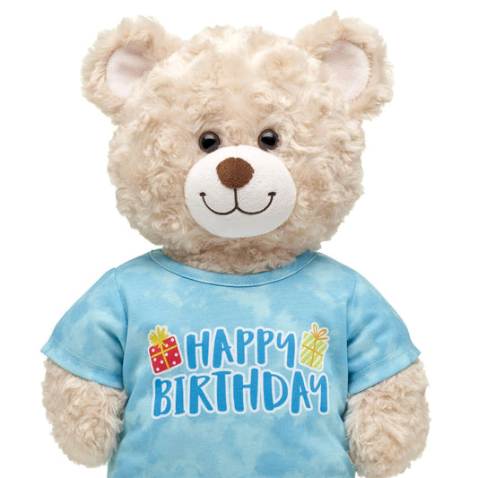 Blue Tie-Dye Birthday T-Shirt for Plush Toys | Build-A-Bear® - US 0204