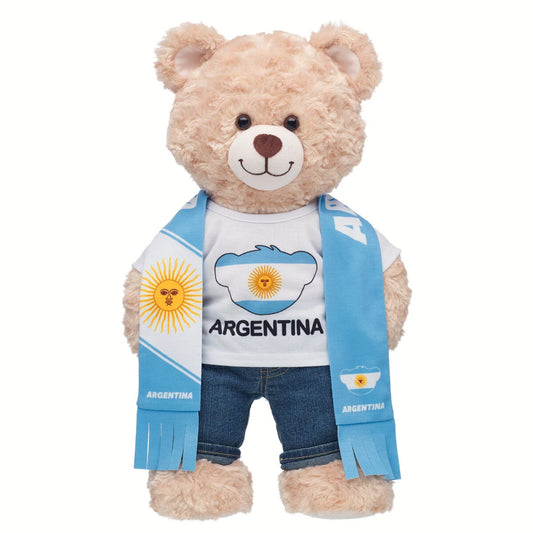 Argentina Scarf & T-Shirt Set | Build-A-Bear - US 9270