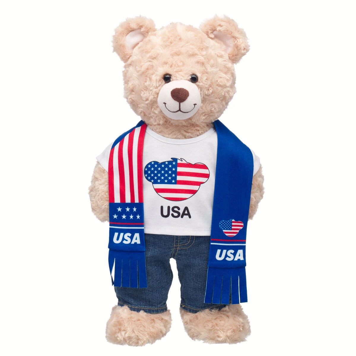 USA Scarf & T-Shirt Set | Build-A-Bear - US 5310