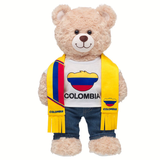 Colombia Scarf & T-Shirt Set | Build-A-Bear - US 6444