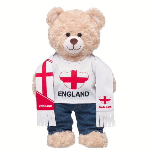 England Scarf & T-Shirt Set | Build-A-Bear - US 7726