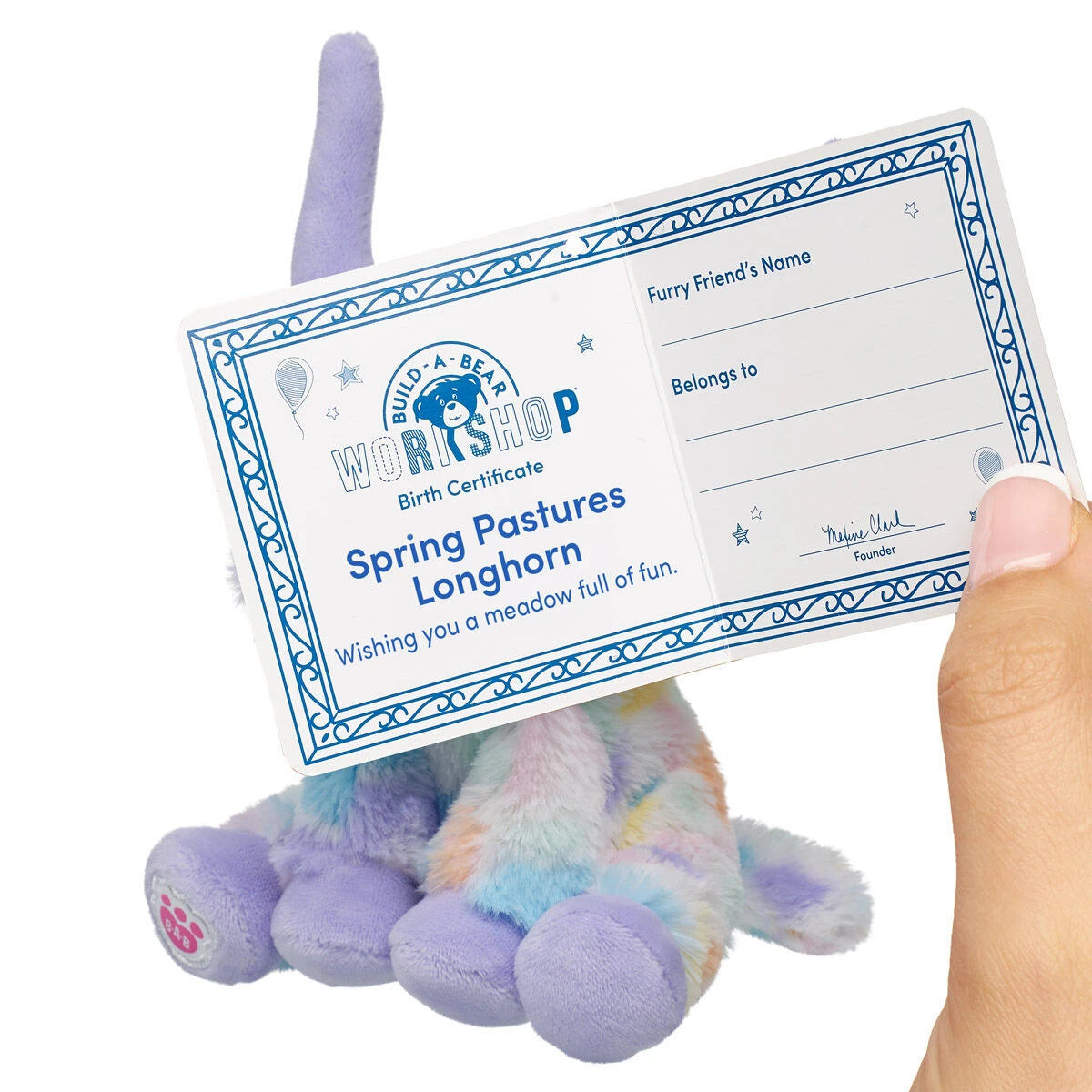 Build-A-Bear Mini Beans Spring Pastures Longhorn | BAB - US 5588