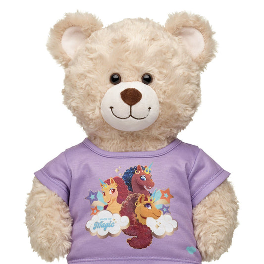 Afro Unicorn® Plush "Made of Magic" T-Shirt | Build-A-Bear® - US 9254