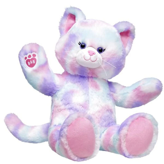 Online-Only Pastel Swirl Kitty Black Cheer Uniform Set | Build-A-Bear® - US 4503