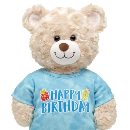Blue Tie-Dye Birthday T-Shirt for Plush Toys | Build-A-Bear® - US 0204