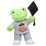 Spring Green Frog Stuffed Animal "One Smart Cookie" Graduation Gift Set | Build-A-Bear - US 2060