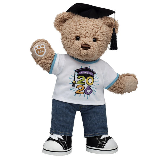 Timeless Teddy Bear Class of 2026 Graduation Gift Set | Build-A-Bear - US 2907