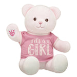 Baby Pink Teddy Bear "It's a Girl" Gift Set | Build-A-Bear® - US 5596