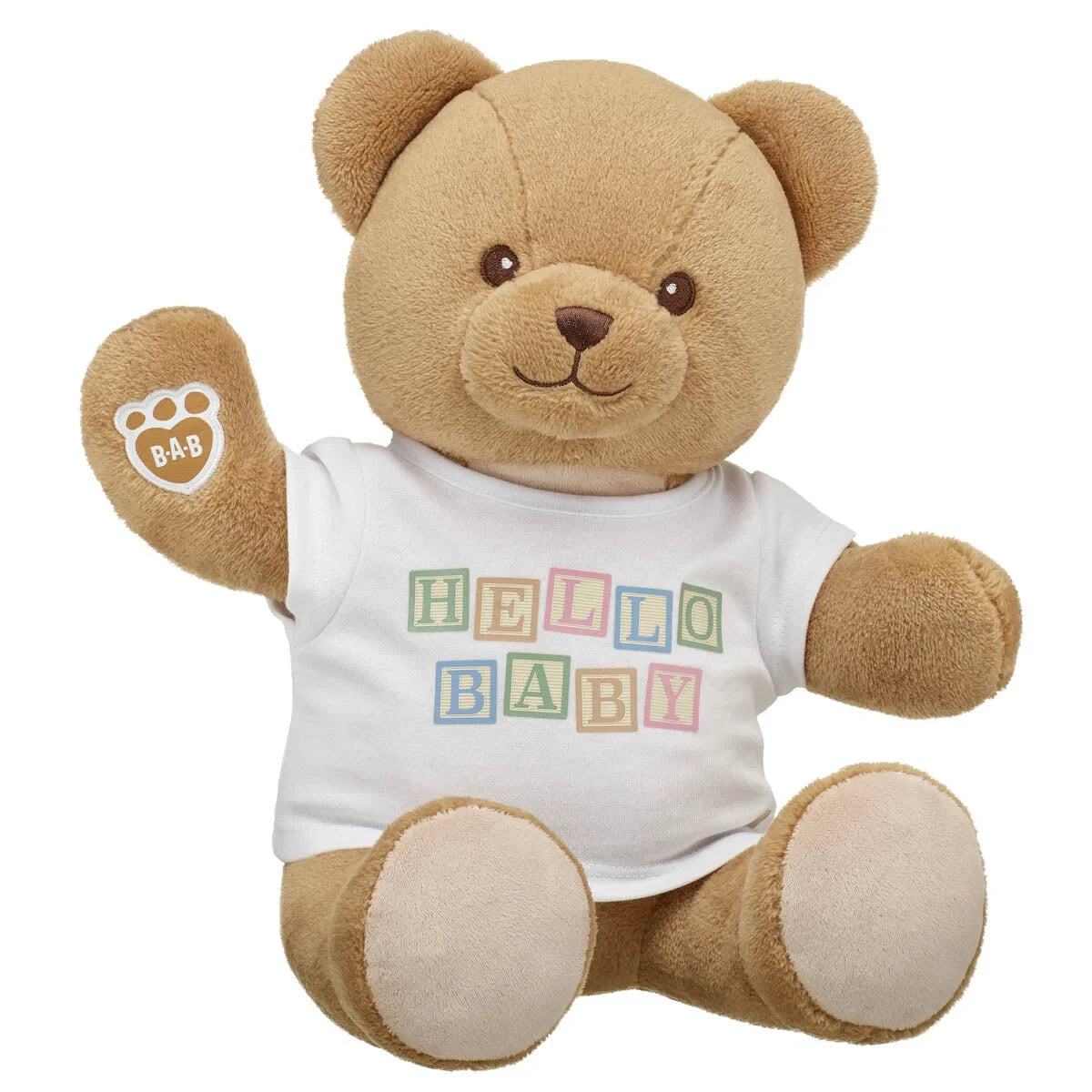 Baby Brown Teddy Bear "Hello Baby" Gift Set | Build-A-Bear® - US 3573