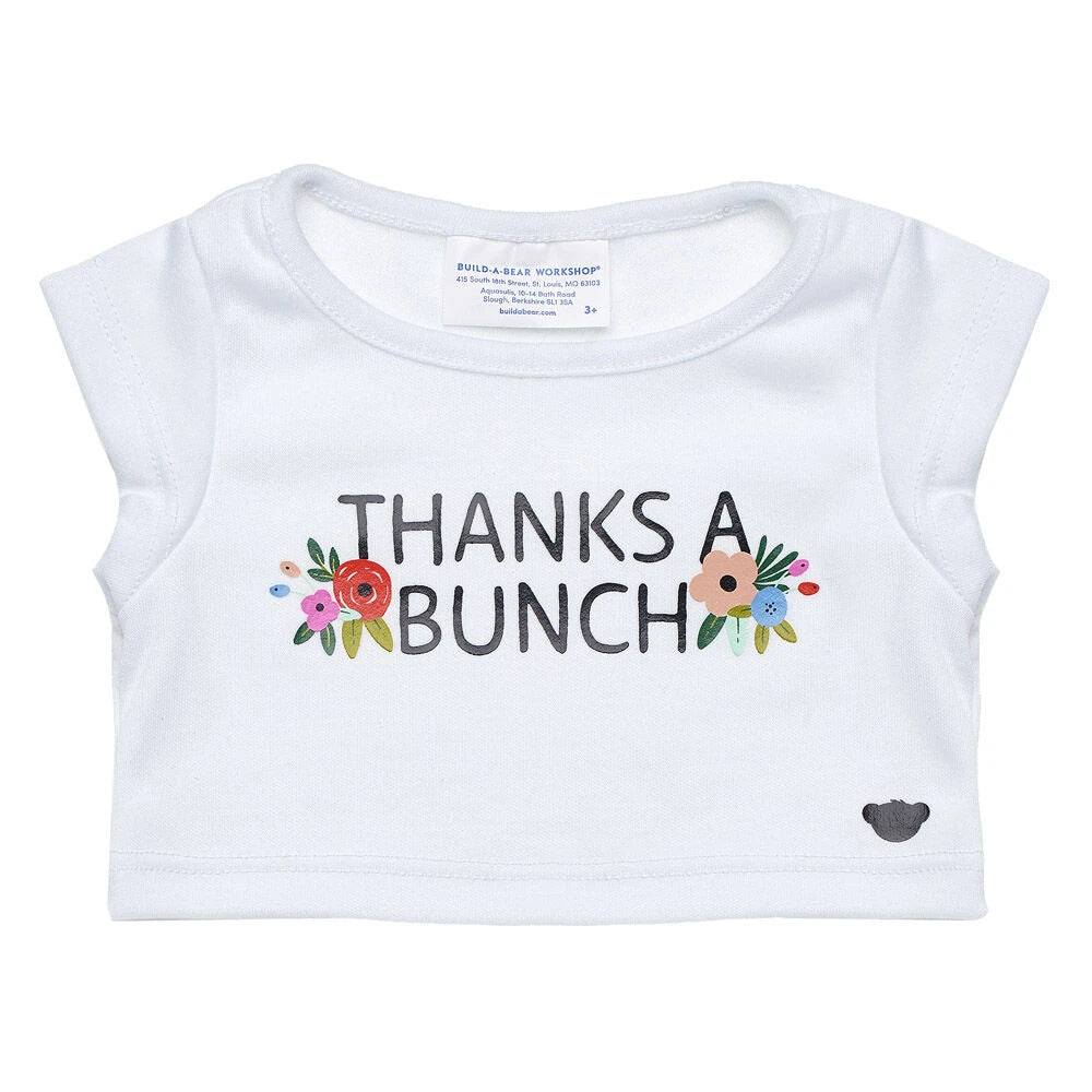 Thanks a Bunch T-Shirt for Stuffed Animals | Build-A-Bear® - US 3483