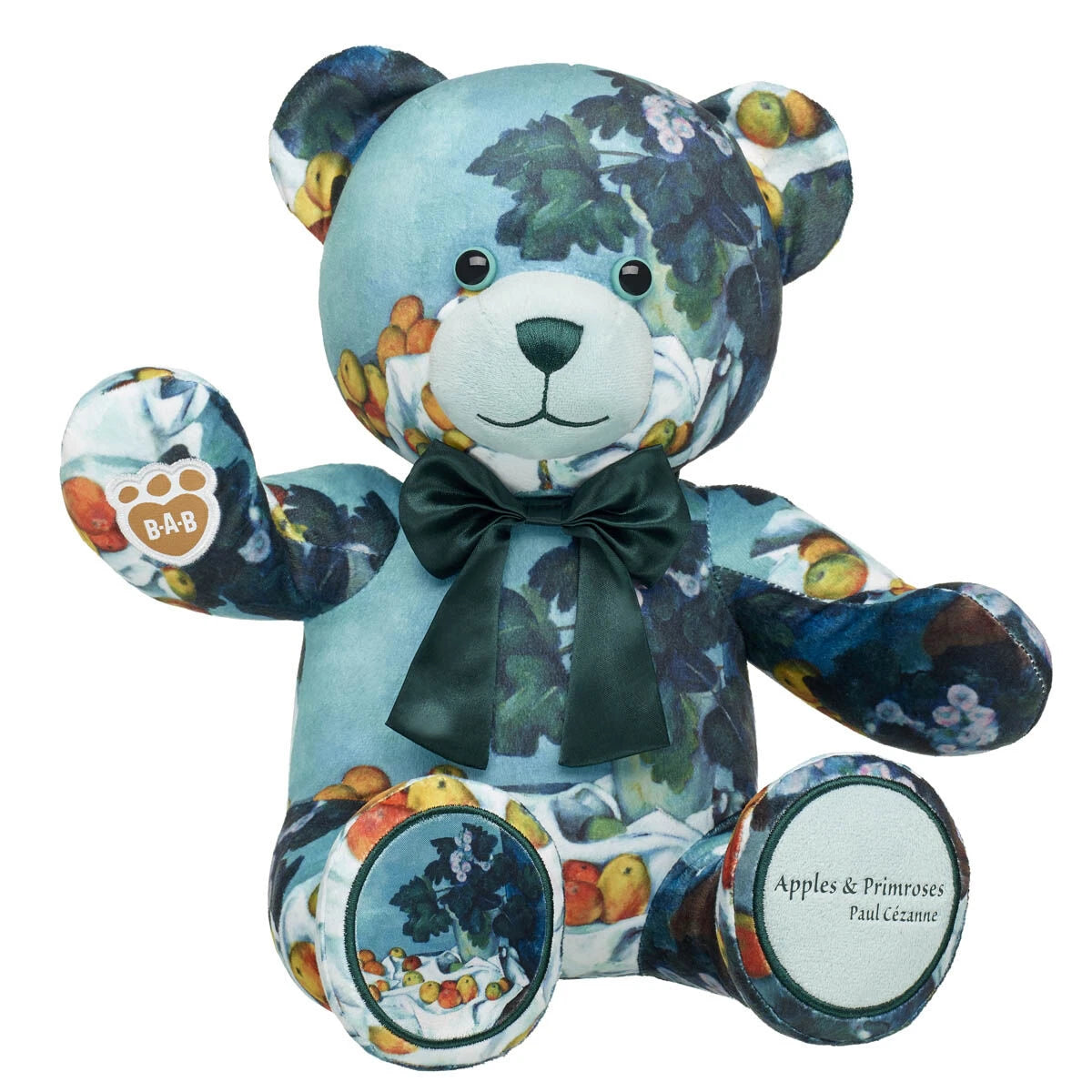 Cézanne Still Life Painting Teddy Bear &amp; Bow | Build-A-Bear® - US 2705