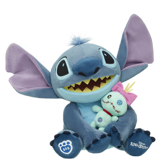 Disney Stitch Plush with Scrump Wristie | Build-A-Bear® - US 0306