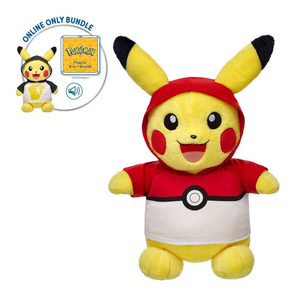 Pokémon Pikachu Plush Hoodie Bundle | Build-A-Bear® - US 0550