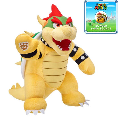 Super Mario Bowser Plush w/ 5-in-1 Sound | Build-A-Bear - US 8480