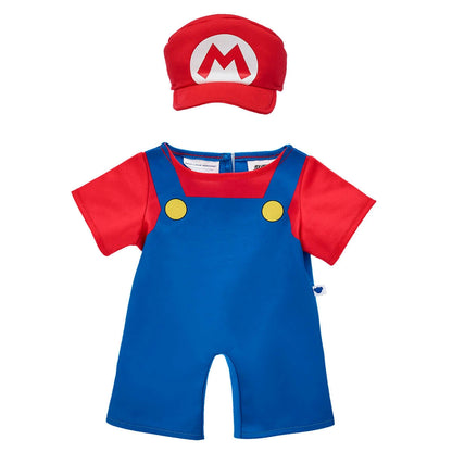 Super Mario Happy Hugs Teddy Bear Mario Gift Set | Build-A-Bear - US 4081