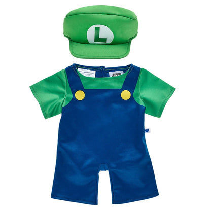 Super Mario Luigi Costume | Build-A-Bear - US 7253