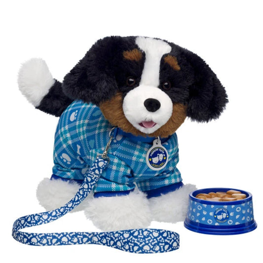 Promise Pets Bernese Mountain Dog Stuffed Animal Leash &amp; Bone Gift Set | Build-A-Bear - US 2401