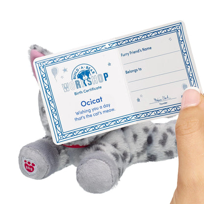 Build-A-Bear Mini Beans Promise Pets Ocicat Stuffed | BAB - US 9655