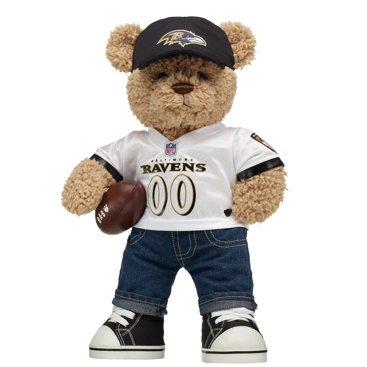 Baltimore Ravens Timeless Teddy Bear Football Gift Set - US 0564
