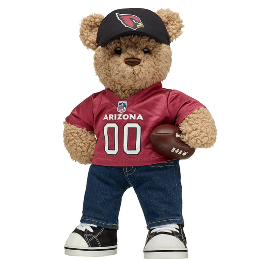 Arizona Cardinals Timeless Teddy Bear Football Gift Set - US 5837