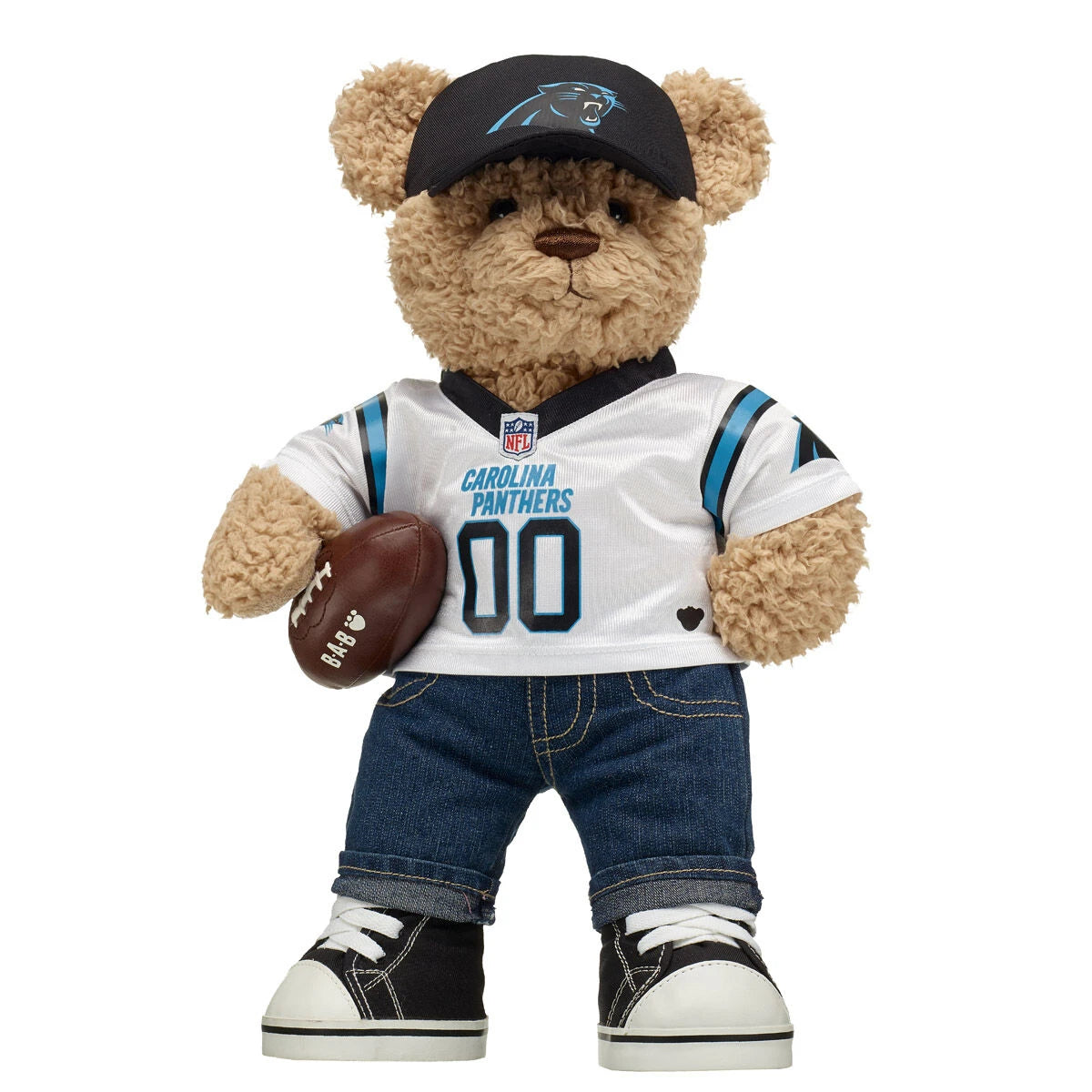 Carolina Panthers Timeless Teddy Bear Football Gift Set - US 0794