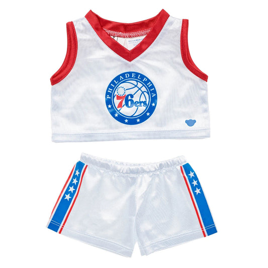 Philadelphia 76ers Uniform 2 pc. for Stuffed Animals | Build-A-Bear® - US 2034