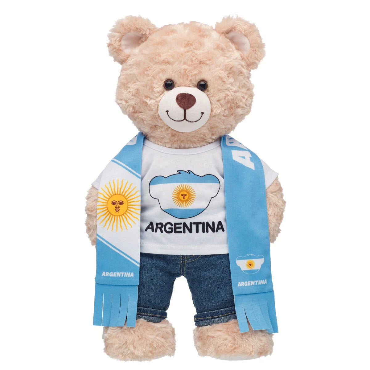 Argentina Scarf &amp; T-Shirt Set | Build-A-Bear - US 8653