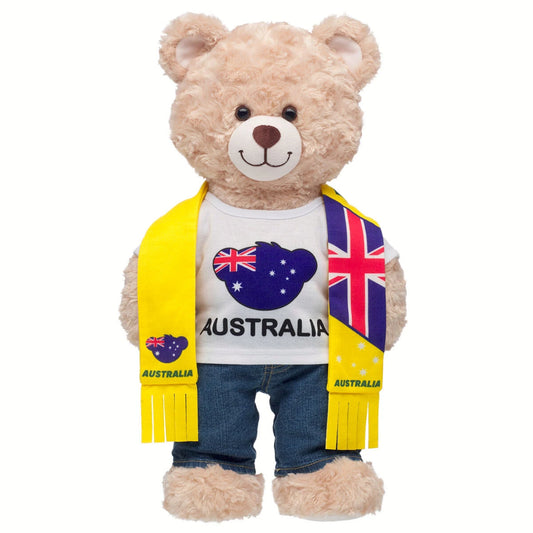 Australia Scarf &amp; T-Shirt Set | Build-A-Bear - US 8173