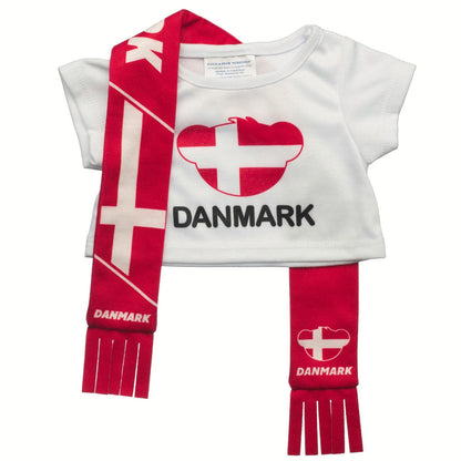 Denmark Scarf &amp; T-Shirt Set | Build-A-Bear - US 6950