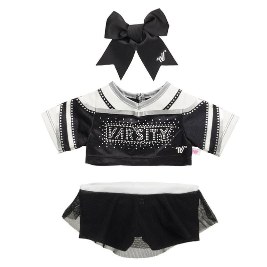 Varsity Spirit All-Star Black Cheer Uniform | Build-A-Bear® - US 9474