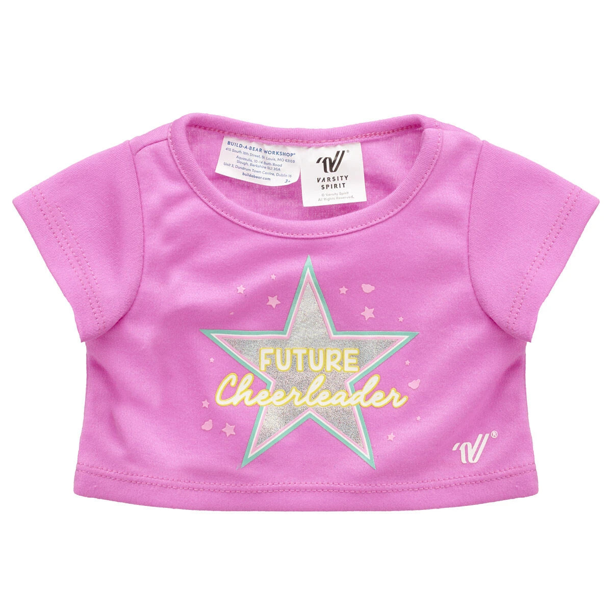 Online-Only Varsity Spirit Future Cheerleader Tee | Build-A-Bear® - US 0815