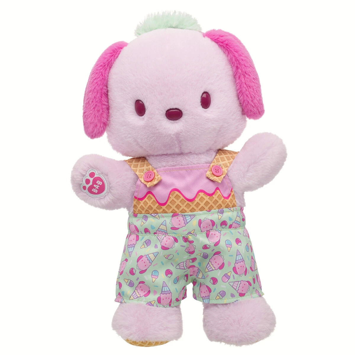 Sanrio Hello Kitty &amp; Friends Strawberry Ice Cream Pochacco Plush | Build-A-Bear - US 6301