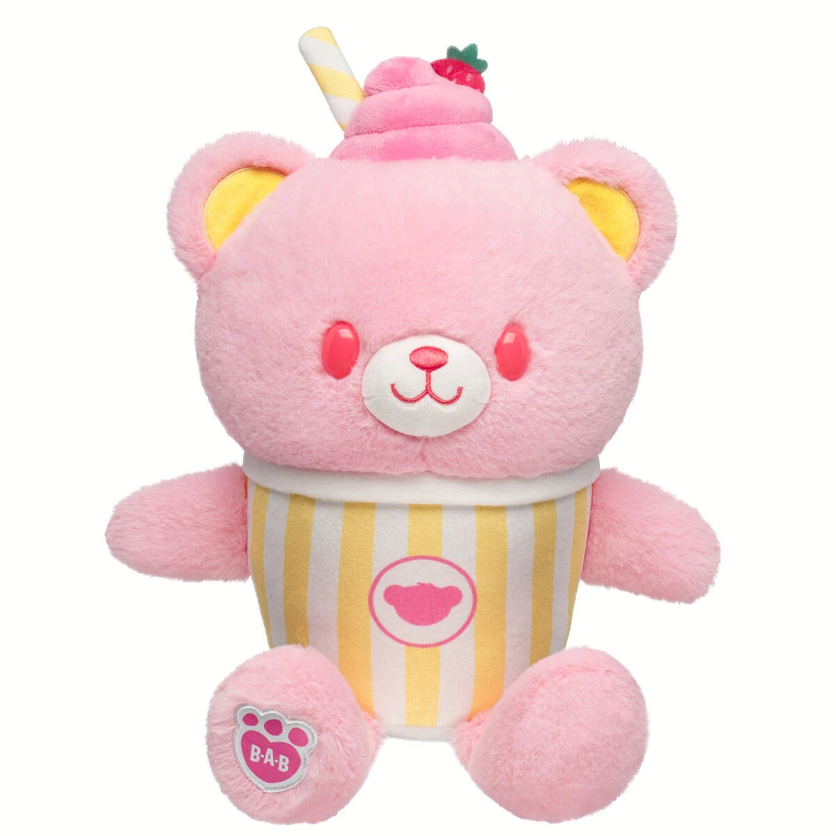 Strawberry Lemonade Bear Slushie Plushie Scented | BAB - US 8098