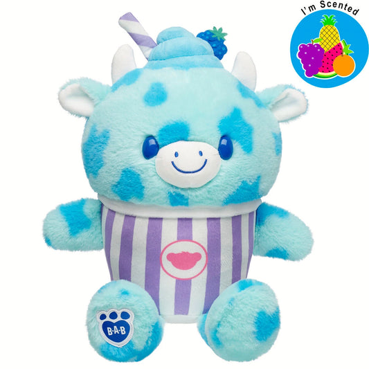 Blue Raspberry Cow Slushie Plushie Scented Gift Set | BAB - US 7442
