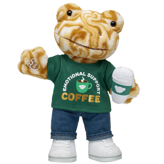 Frappe Frog Stuffed Animal Emotional Support Set | Build-A-Bear® - US 7863