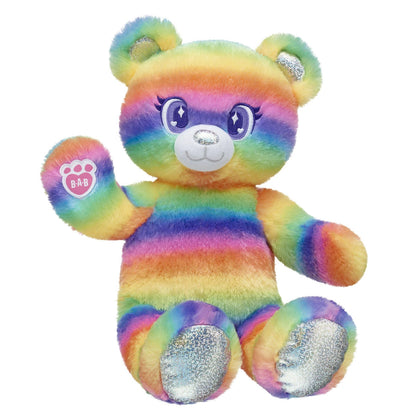 Rainbow Stripes Teddy Bear Gift Set | Build-A-Bear - US 9768