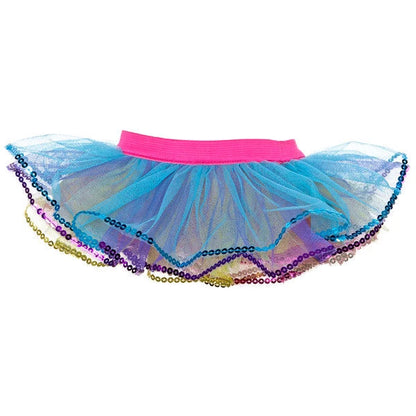 Pawlette™ Bunny Plush Rainbow Sequin Tutu | Build-A-Bear - US 2348