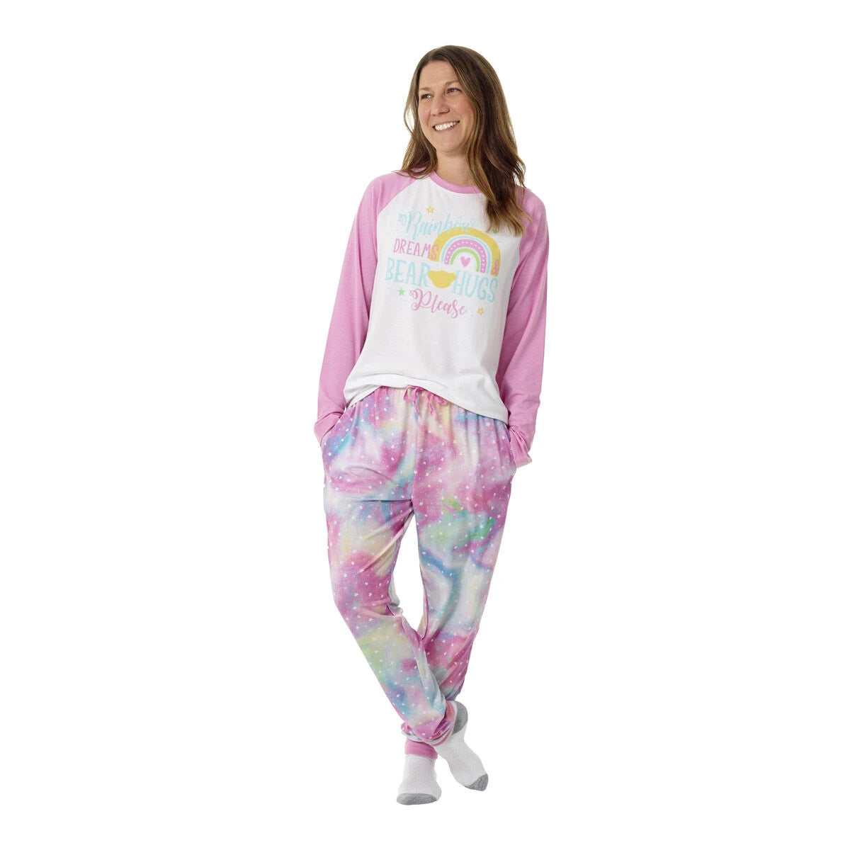 Build-A-Bear Pajama Shop™ Rainbow Galaxy Joggers - Adult - US 9804