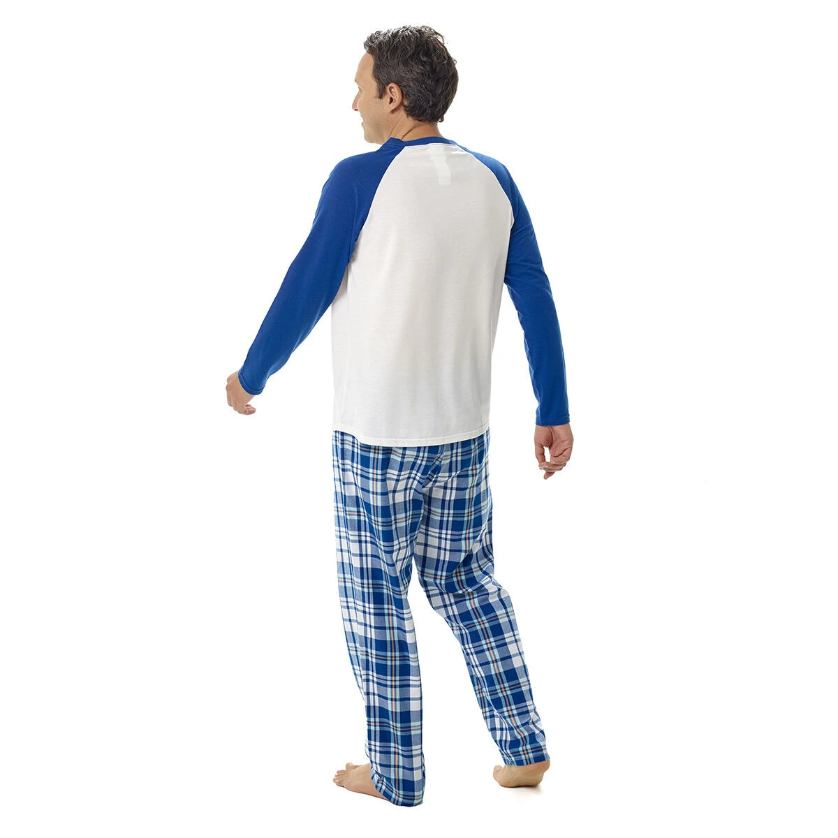 Build-A-Bear Pajama Shop™ Blue Plaid Pants - Adult - US 7427