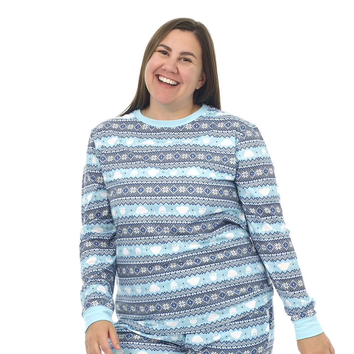 Build-A-Bear Pajama Shop™ Winter Fair Isle Top - Adult - US 8851