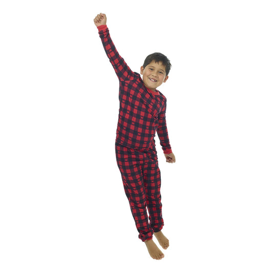 Build-A-Bear Pajama Shop™ Buffalo Check Top - Toddler &amp; Youth - US 5985