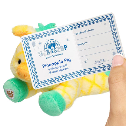 Build-A-Bear Mini Beans Pineapple Pig Stuffed Animal | BAB - US 7916