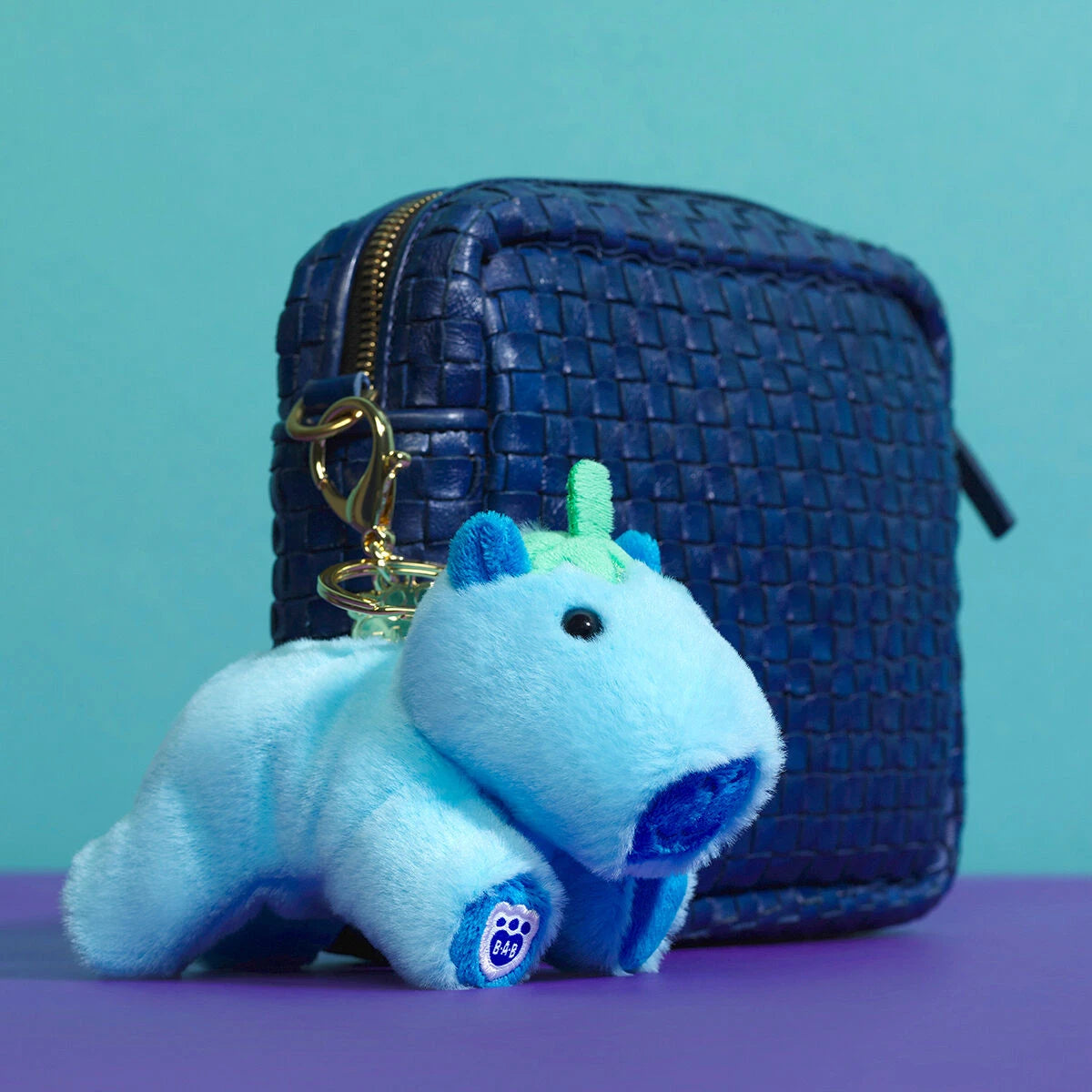 Blueberry Capybara Bag Charm | Build-A-Bear - US 9837